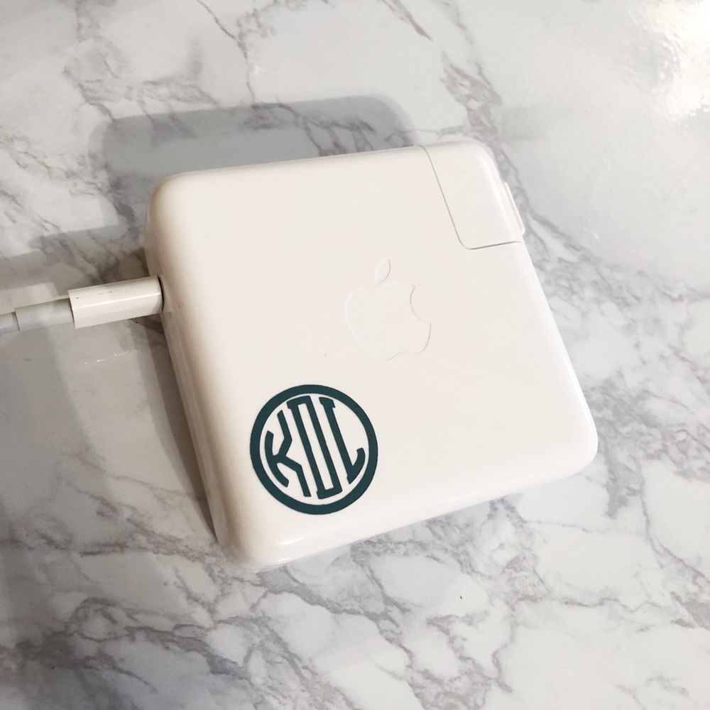 Laptop, and phone charger monograms! - Picture 3 of 3